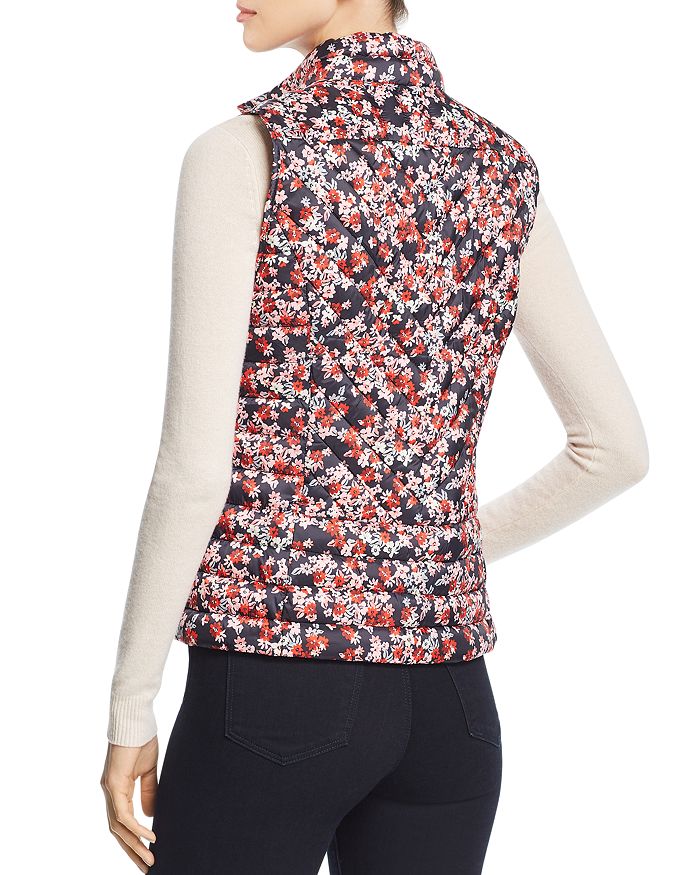 JOULES BRINDLEY DITSY FLORAL QUILTED GILET