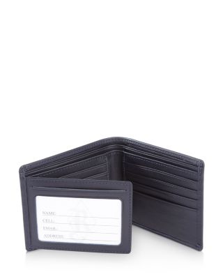 Leather RFID-Blocking ID Flap Bifold Wallet
