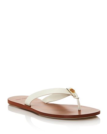 Tory Burch Women's Manon Leather Thong Sandals | Bloomingdale's