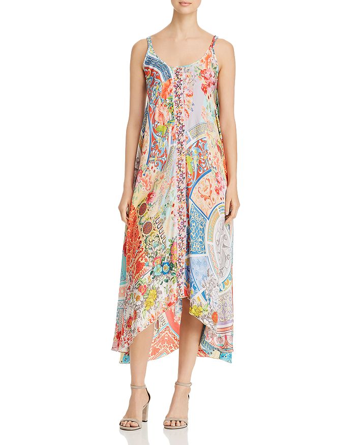 Johnny Was Kara Printed Silk Slip Dress Bloomingdale s
