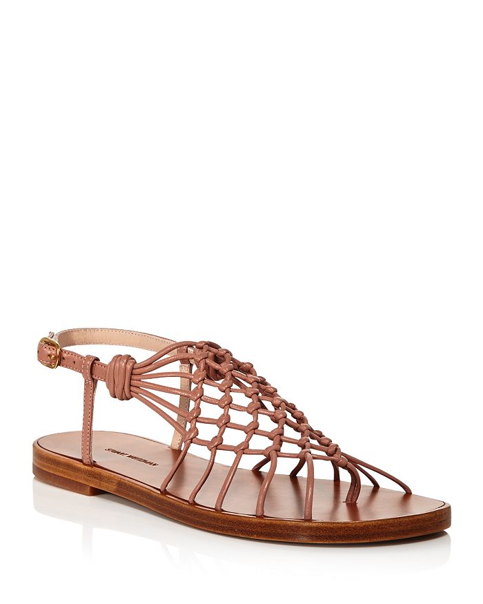 Stuart Weitzman Women s Seaside Netted Thong Sandals Bloomingdale s
