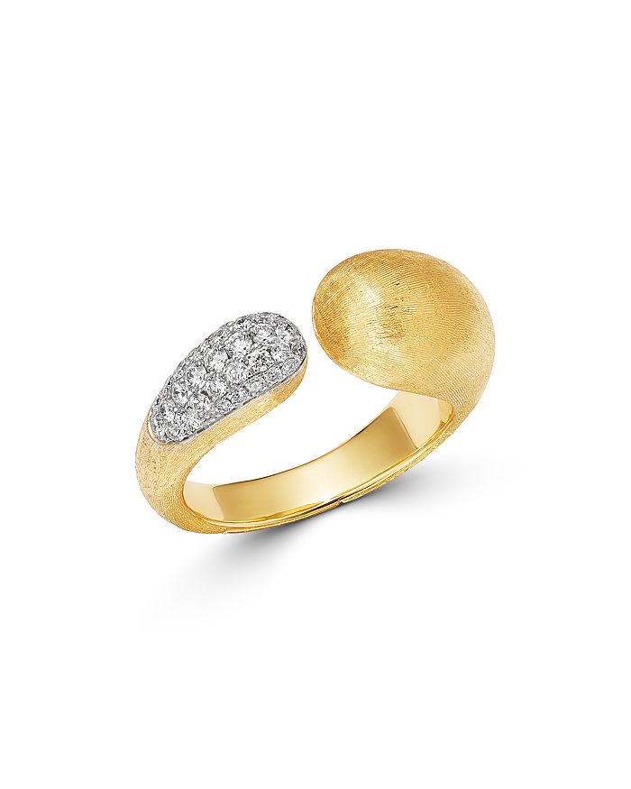 Marco Bicego 18k Yellow Gold & 18k White Gold Lucia Diamond Open Link Ring In White/gold