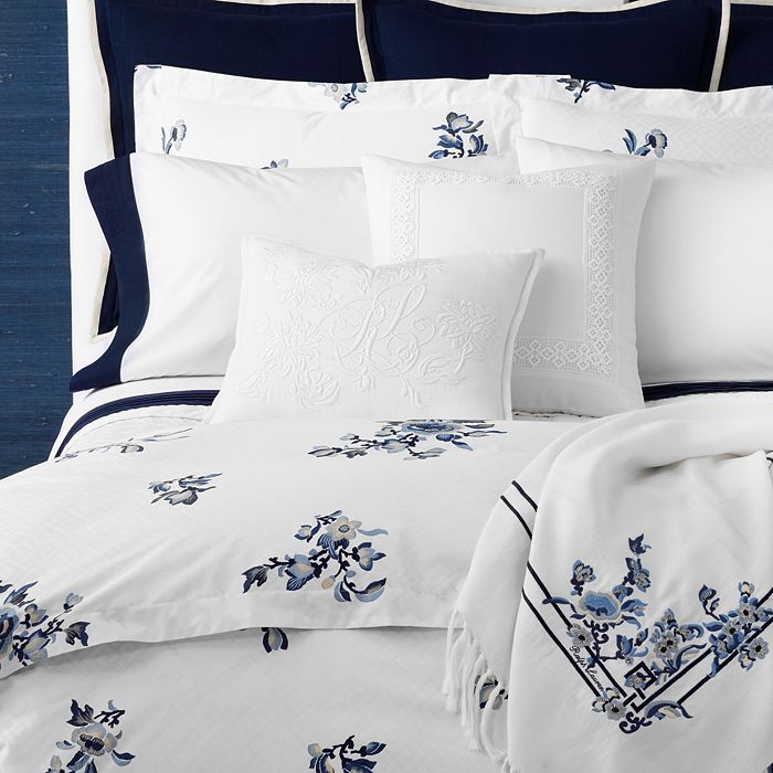 Ralph Lauren Blanc Bleu Bedding Collection Bloomingdale S