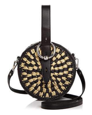 Rebecca Minkoff Kate Straw Circle Crossbody Bloomingdale s