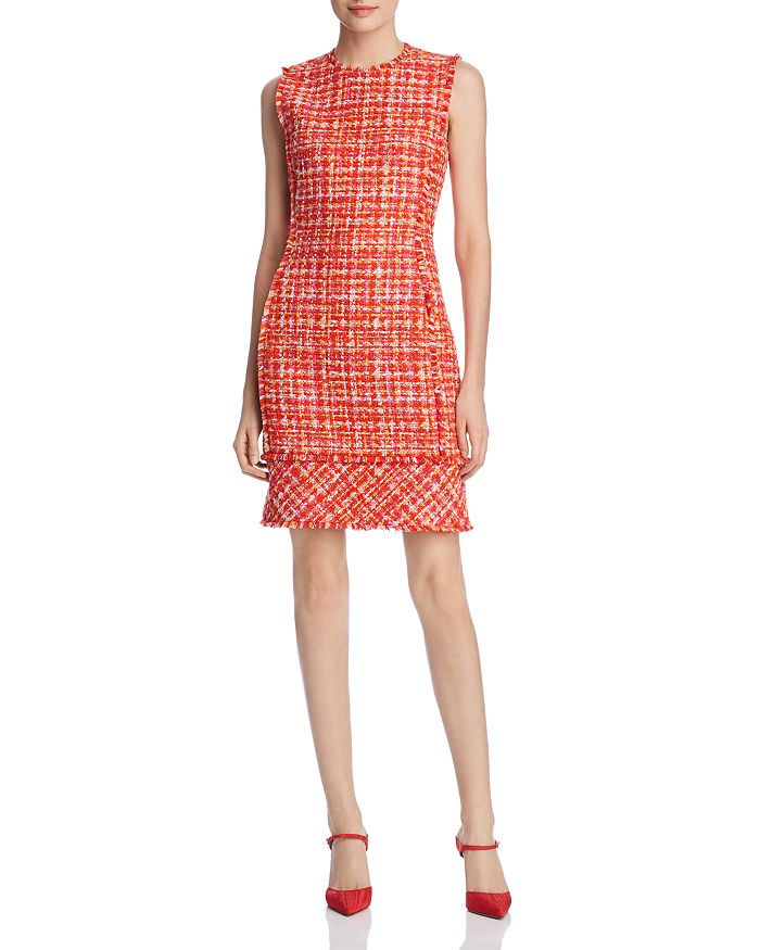 Elie tahari top tweed dress