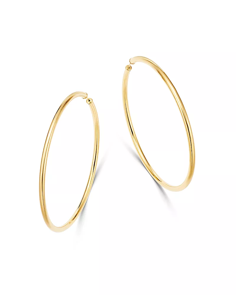 Moon & Meadow 14K Yellow Gold Endless Large Hoop Earrings - Exclusive
