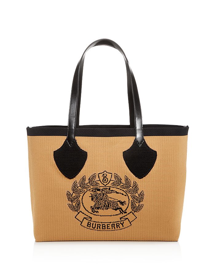 Burberry Woven Logo Large Tote | Bloomingdale's