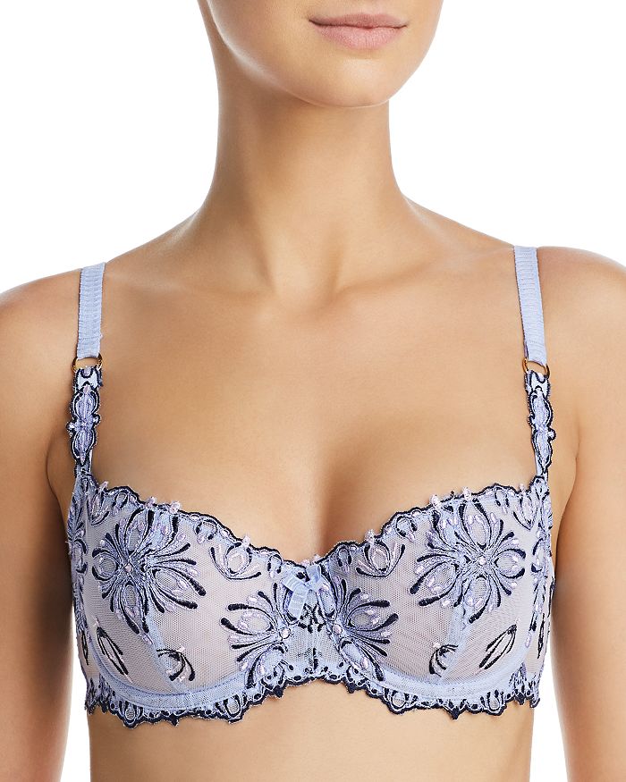 Chantelle Champselysees Lace Unlined Demi Bra In Serenity Blue ModeSens