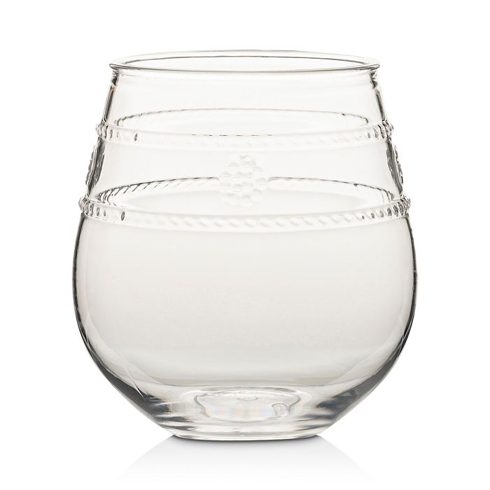 Shop Juliska Isabella Acrylic Stemless Wine Glass In Clear