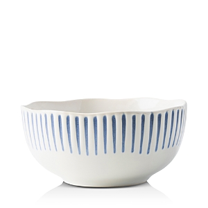 Juliska Sitio Stripe Cereal/ice Cream Bowl In White
