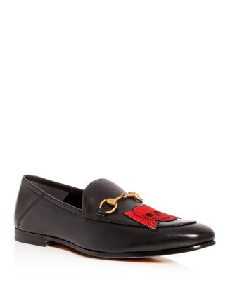 Gucci Men's Embroidered Leather Convertible Apron-Toe Loafers ...