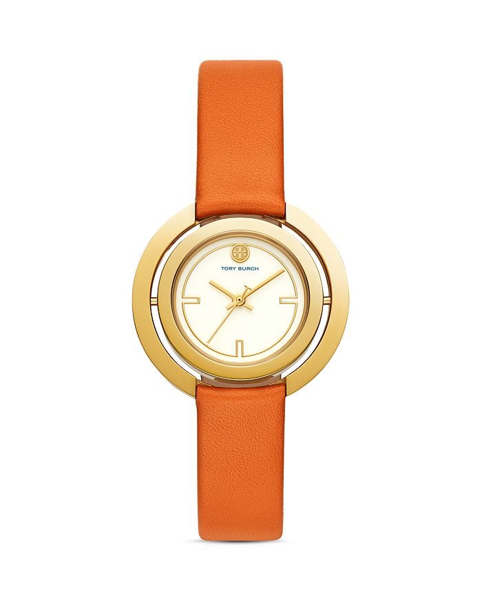 Tory burch orange watch deals