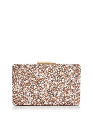 aqua clutch bag