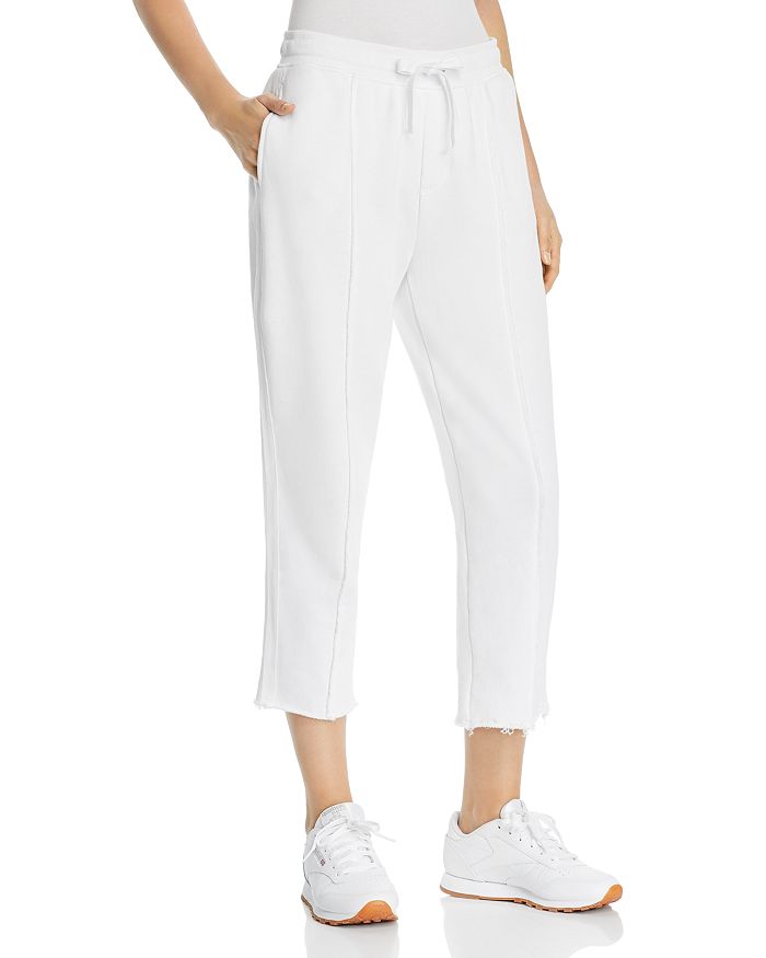 Atm Anthony Thomas Melillo Cropped Jogger Pants In White