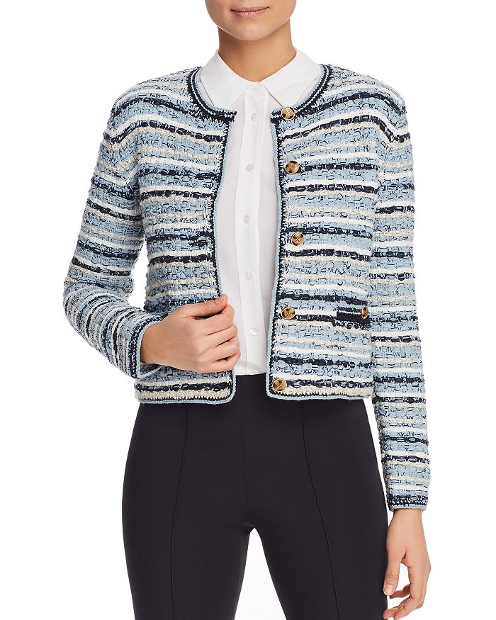 Tory Burch Tweed Cardigan Bloomingdale s