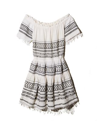 Lemlem Maya Off-the-Shoulder Embroidered Dress | Bloomingdale's Women