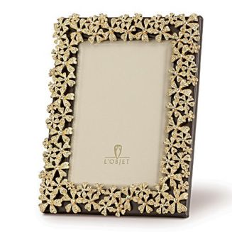 L'Objet Gold Garland Frame | Bloomingdale's Home