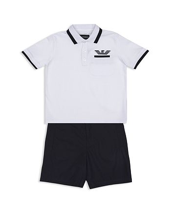 Armani Boys' Polo Top & Shorts Set - Little Kid, Big Kid | Bloomingdale's