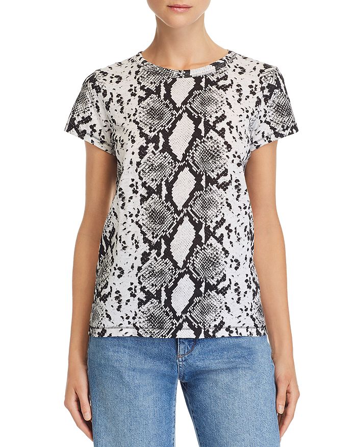 Rag and bone hotsell snake print tee