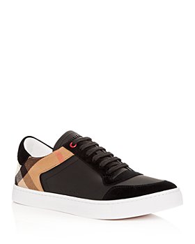 Burberry - Men's Reeth Leather Low-Top Sneakers