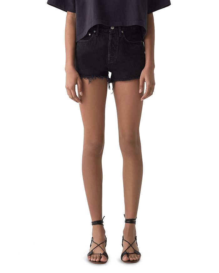 Agolde Dee Super High Rise Shorts Exhibit 26 In Tidal