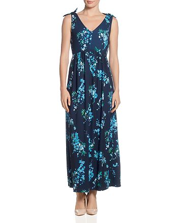 T Tahari Floral-Printed Maxi Dress | Bloomingdale's