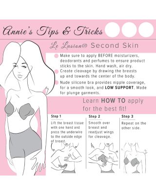 Le Lusion Second Skin Adhesive Push-Up Bra