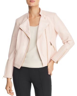 Calvin klein pink clearance leather jacket