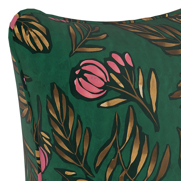 Shop Sparrow & Wren Debris Floral Emerald Down Pillow, 20 X 20