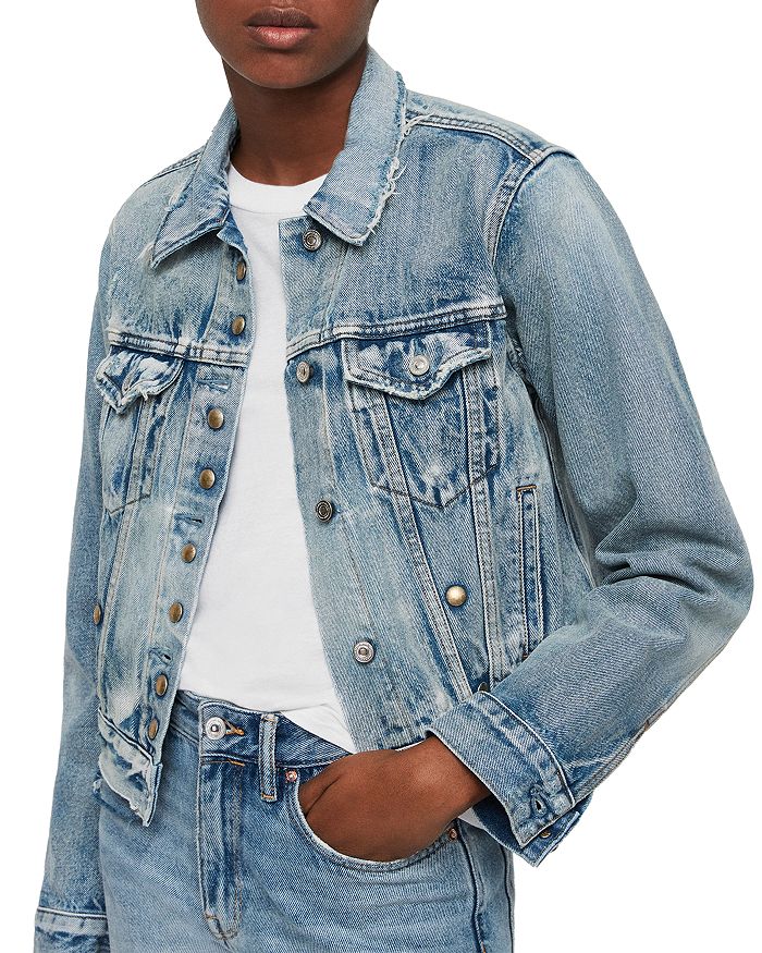 All saints lexi deals denim jacket