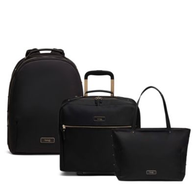 lipault business rolling tote