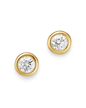 Bloomingdale's Diamond Bezel Set Stud Earrings in 14K Yellow Gold, 0.20 ct. t.w. - 100% Exclusive