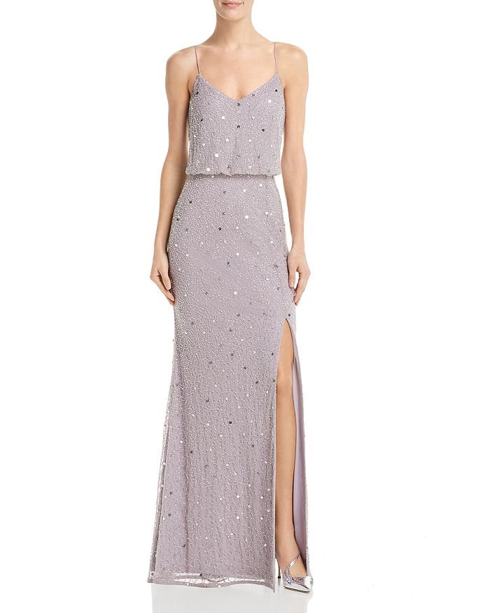 ADRIANNA PAPELL EMBELLISHED BLOUSON GOWN,AP1E204884
