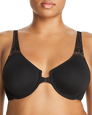 Accord Black Front Fastener Bra from Wacoal