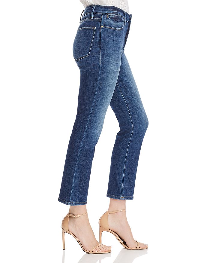 Shop Frame Le High Rise Straight Ankle Jeans In Bestia