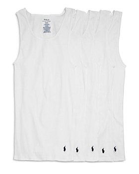 Polo Ralph Lauren - Classic Fit Ribbed Undershirt - Pack of 5