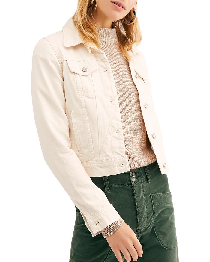 FREE PEOPLE RUMORS DENIM JACKET,OB933373