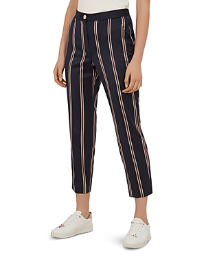 TED BAKER WORKING TITLE HARYEET STRIPED PANTS,WMF-HARYEET-WH9W