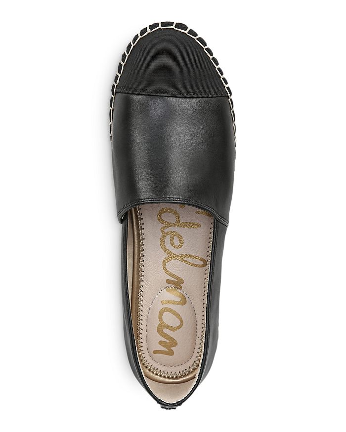SAM EDELMAN WOMEN'S KRISSY LEATHER ESPADRILLE FLATS