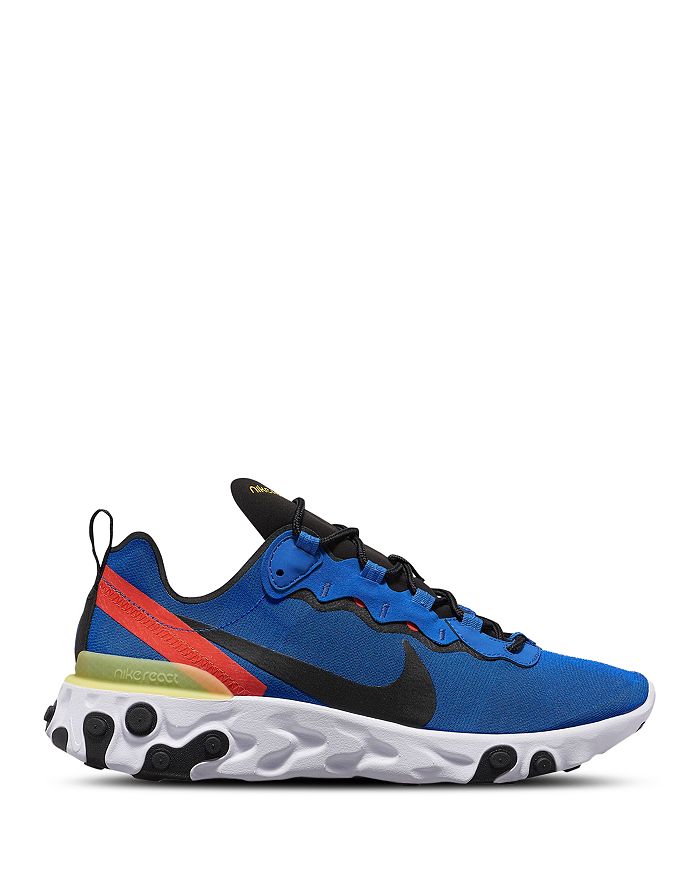 Nike Men's React Element 55 Sneakers In Blue