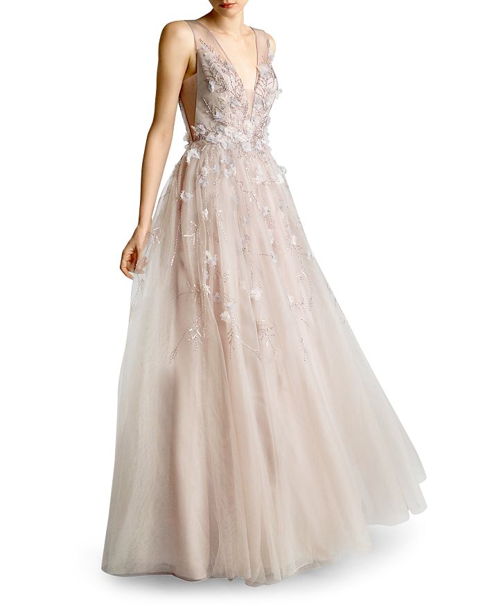 Basix floral hotsell embellished ball gown