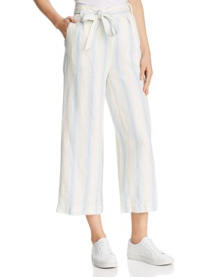 frame striped pants