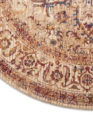 MINK HOME Taza Heriz Round Rug, 5' x 5'