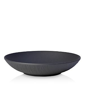 Villeroy & Boch Manufacture Rock Shallow Pasta Bowl In Black