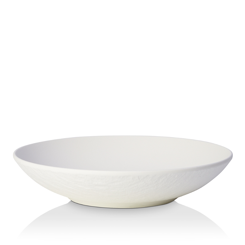 Villeroy & Boch Manufacture Rock Shallow Pasta Bowl In White