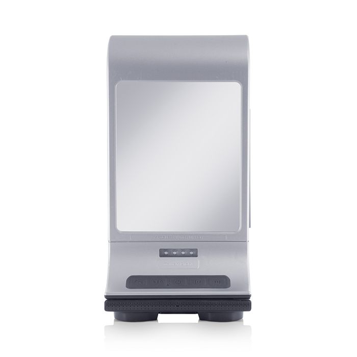 Shop Zadro Fogless Led Lighted Bluetooth Enabled Water Mirror With Touch Led Lighted Panel In Silver