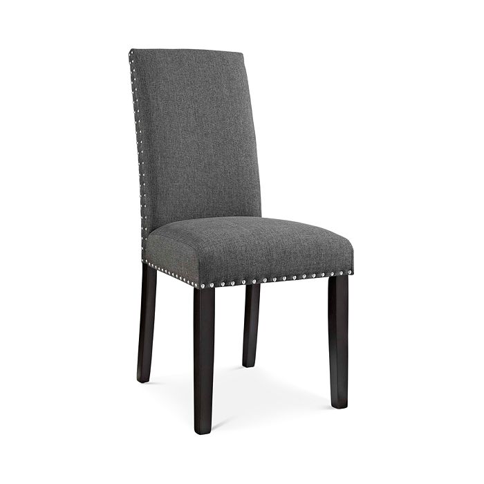 Modway Parcel Dining Fabric Side Chair In Gray