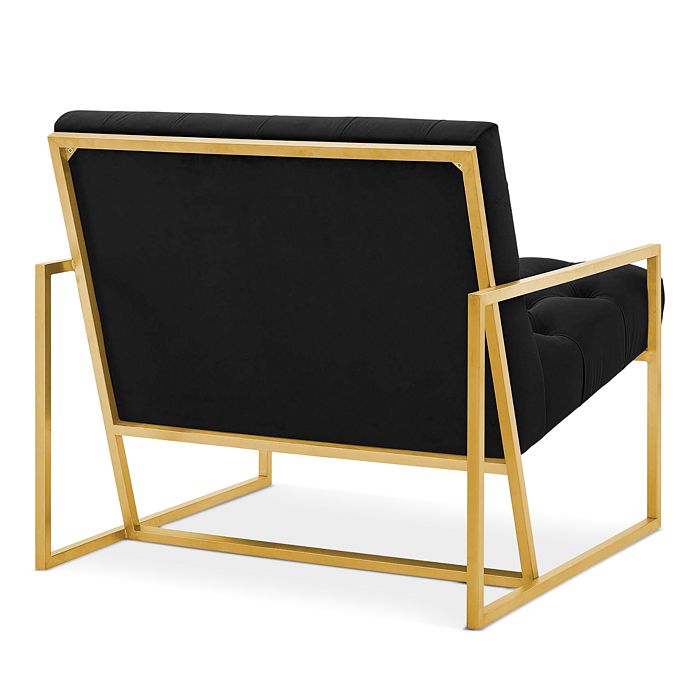 Modway Bequest Gold Stainless Steel Upholstered Velvet ...