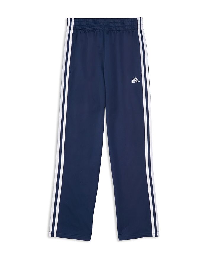Shop Adidas Originals Boys' Iconic Tricot Pants - Big Kid In Navy
