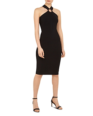 TED BAKER Sionna Knit Bodycon Dress,WMD-SIONNA-WH9W